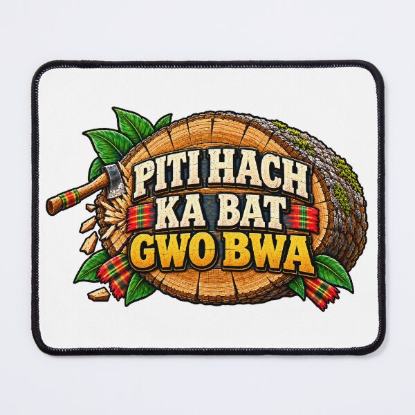 Item preview, PITI HACH KA BAT GWO BWA — Small Axe, Big Strength designed and sold by CaribChroma.