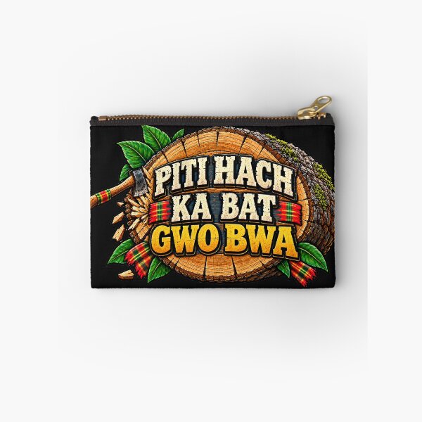 Item preview, PITI HACH KA BAT GWO BWA — Small Axe, Big Strength designed and sold by CaribChroma.