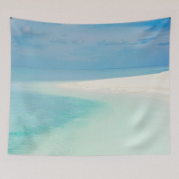 Item preview, Turquoise Ocean Wave Art | Beach Aesthetic Design designed and sold by limos.