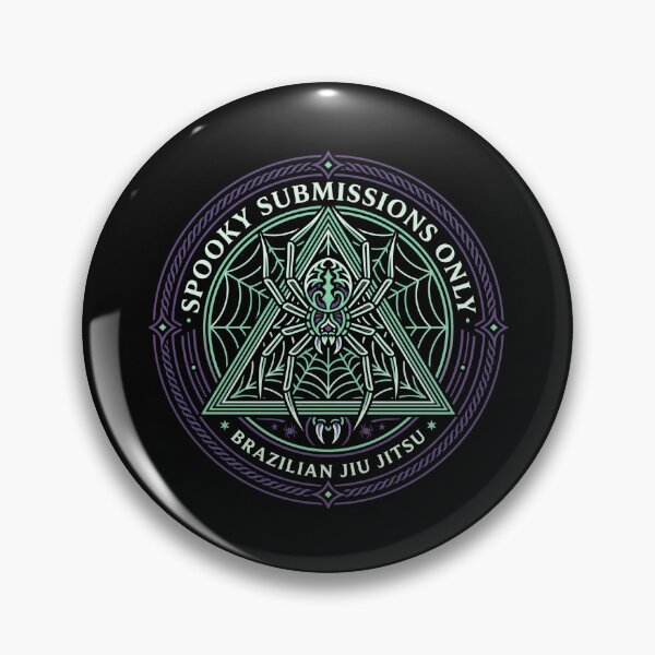 Item preview, Spooky Submissions Only BJJ Spider Web Brazilian Jiu Jitsu Halloween designed and sold by TeNovaStudio ⭐⭐⭐⭐⭐.