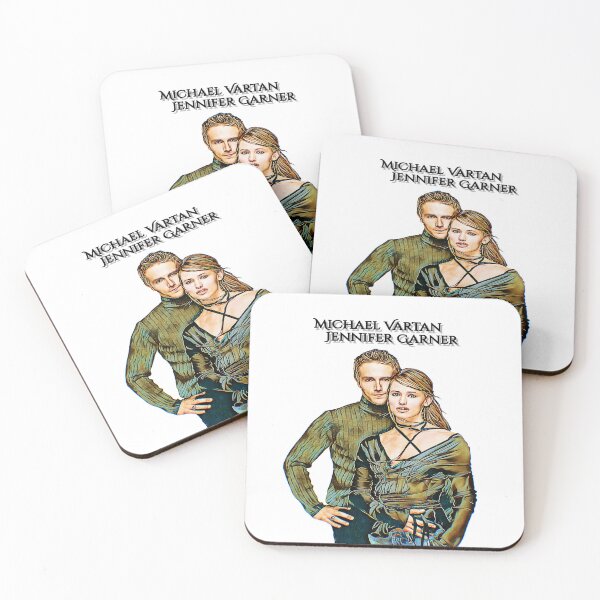 Item preview, Michael Vartan and Jennifer Garner designed and sold by Joy Michelle's Art Shop.