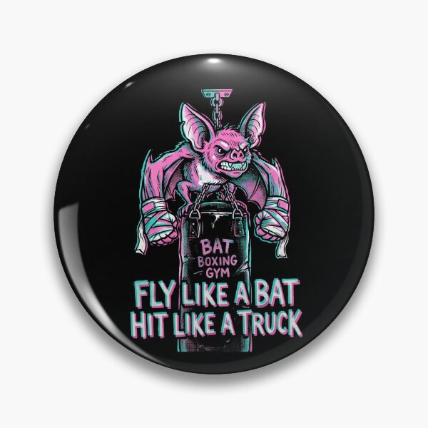 Item preview, Fly Like A Bat Hit Like A Truck Boxing Heavy Bag Halloween designed and sold by TeNovaStudio ⭐⭐⭐⭐⭐.