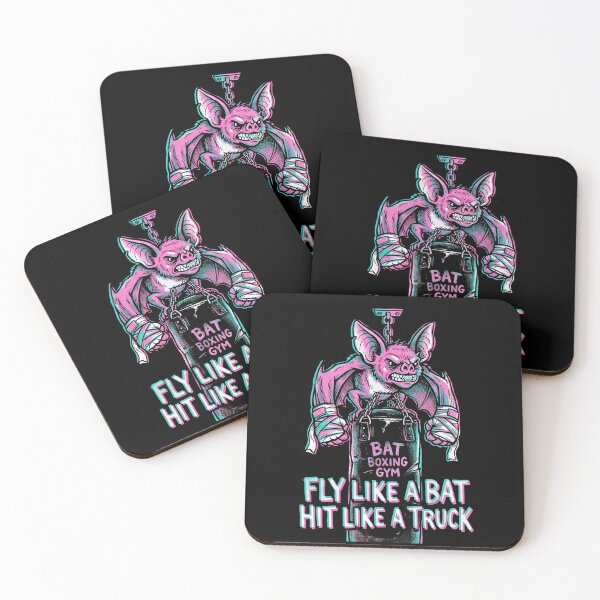 Item preview, Fly Like A Bat Hit Like A Truck Boxing Heavy Bag Halloween designed and sold by TeNovaStudio ⭐⭐⭐⭐⭐.