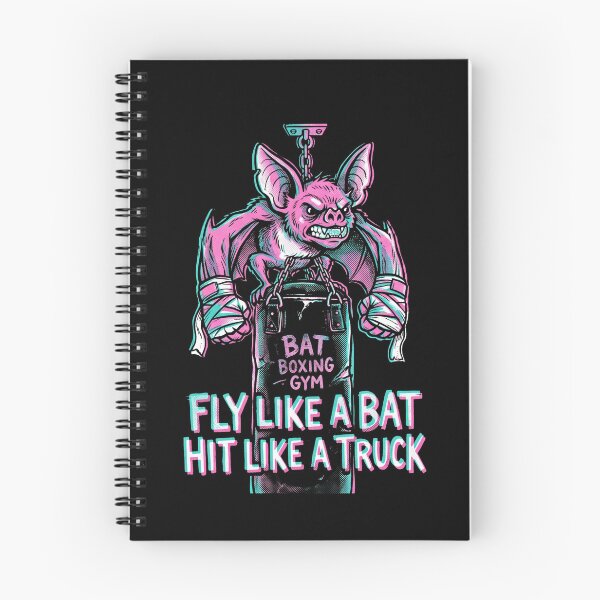 Item preview, Fly Like A Bat Hit Like A Truck Boxing Heavy Bag Halloween designed and sold by TeNovaStudio ⭐⭐⭐⭐⭐.