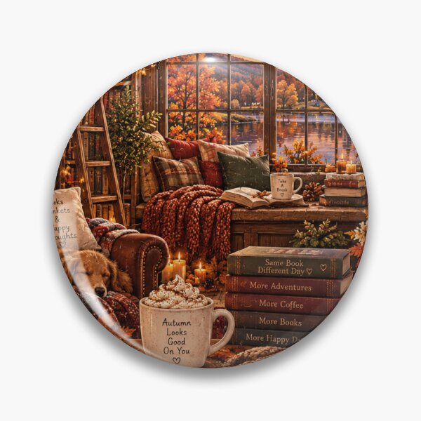Item preview, Autumnl cosy nights  designed and sold by cutedesignsbybrooklyn.