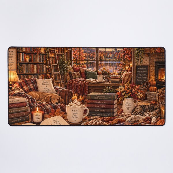 Item preview, Autumnl cosy nights  designed and sold by cutedesignsbybrooklyn.