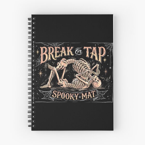 Item preview, Break Or Tap Spooky Mat Skeleton Armbar BJJ Halloween designed and sold by TeNovaStudio ⭐⭐⭐⭐⭐.