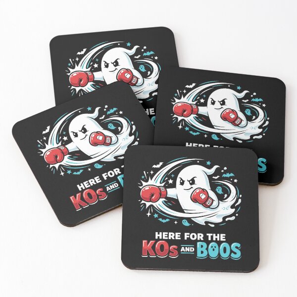 Item preview, Here For The KOs And Boos Boxer Ghost Punch Halloween designed and sold by TeNovaStudio ⭐⭐⭐⭐⭐.