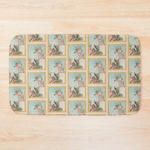 Item preview,  Pierre Joseph Buchoz Botanical Peach Blossom Songbird Vintage designed and sold by TeeARTHY.