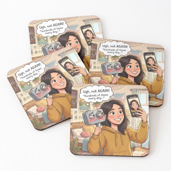 Item preview, Exhausted Action Cam Selfie Fatigue Social Media Humor designed and sold by Michaelragheb.