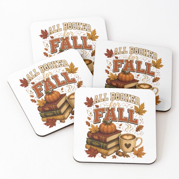 Item preview, All Booked For Fall Cozy Books Pumpkin Coffee Autumn designed and sold by metalsnak.