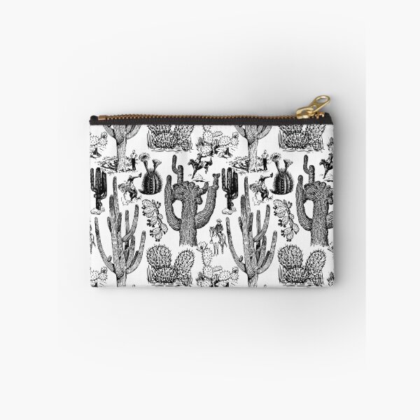 Item preview, Western Cactoile in Black + White designed and sold by YesterdayColl.