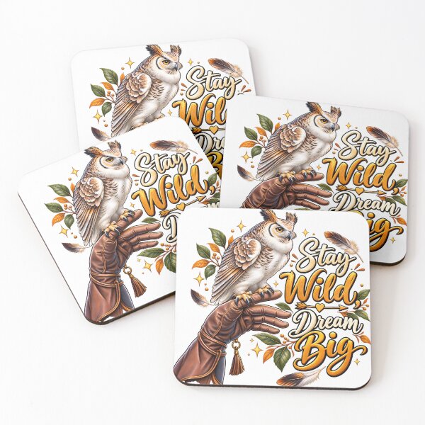 Item preview, Stay Wild, Dream Big – Owl Adventure Nature Design designed and sold by HoMya.