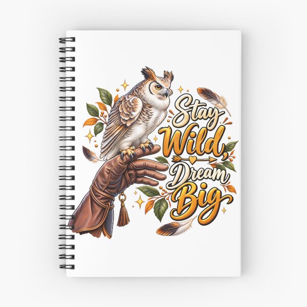 Item preview, Stay Wild, Dream Big – Owl Adventure Nature Design designed and sold by HoMya.