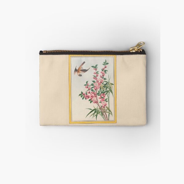 Item preview,  Pierre Joseph Buchoz Botanical  Flying Bird Pink Blossoms designed and sold by TeeARTHY.
