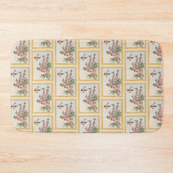 Item preview,  Pierre Joseph Buchoz Botanical  Flying Bird Pink Blossoms designed and sold by TeeARTHY.