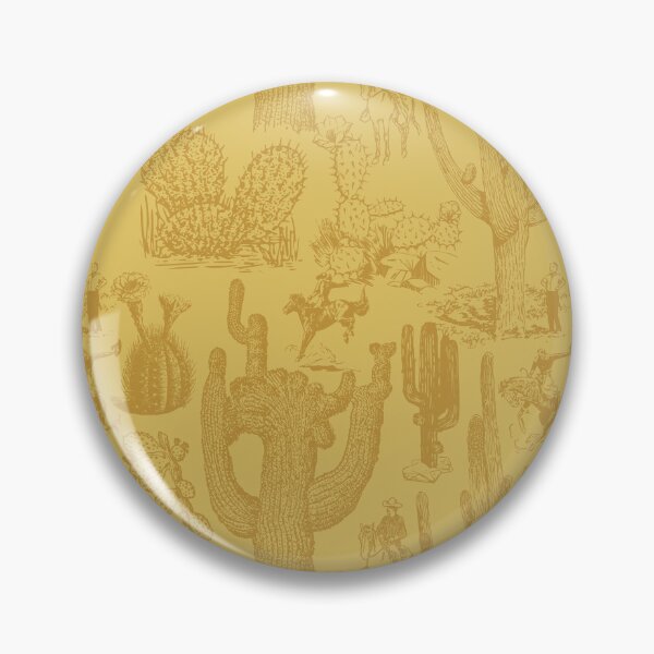 Item preview, Western Cactoile in Tonal Gold designed and sold by YesterdayColl.