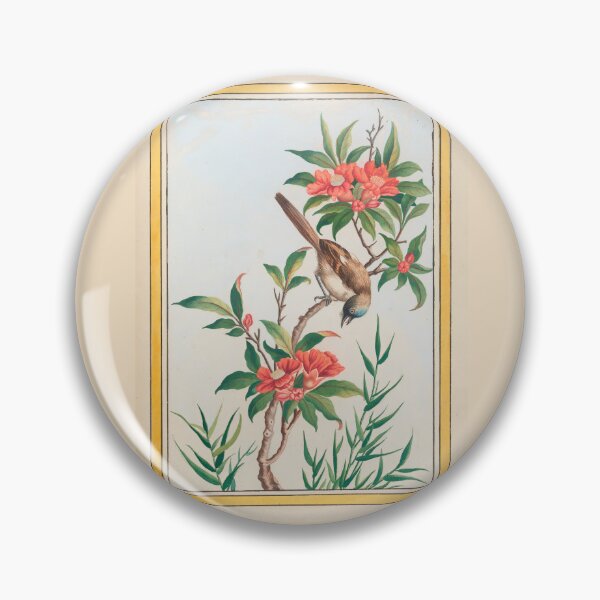 Item preview,  Pierre Joseph Buchoz  Red Camellia Songbird Vintage designed and sold by TeeARTHY.