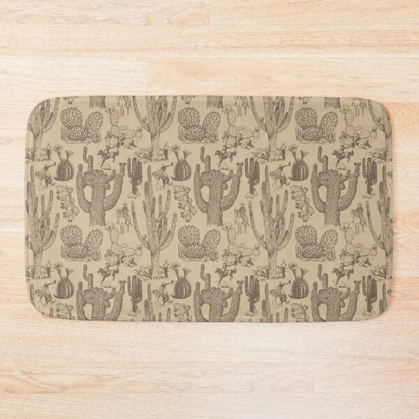 Item preview, Western Cactoile in Tonal Tan designed and sold by YesterdayColl.