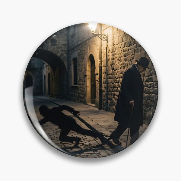 Item preview, Shadow Running Away From Man Gothic Street Art designed and sold by Michaelragheb.