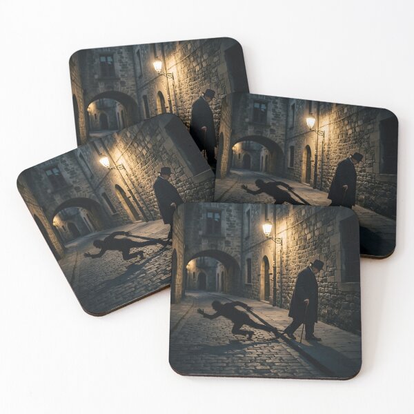 Item preview, Shadow Running Away From Man Gothic Street Art designed and sold by Michaelragheb.