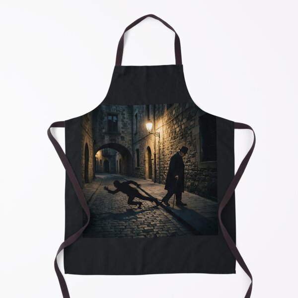 Item preview, Shadow Running Away From Man Gothic Street Art designed and sold by Michaelragheb.