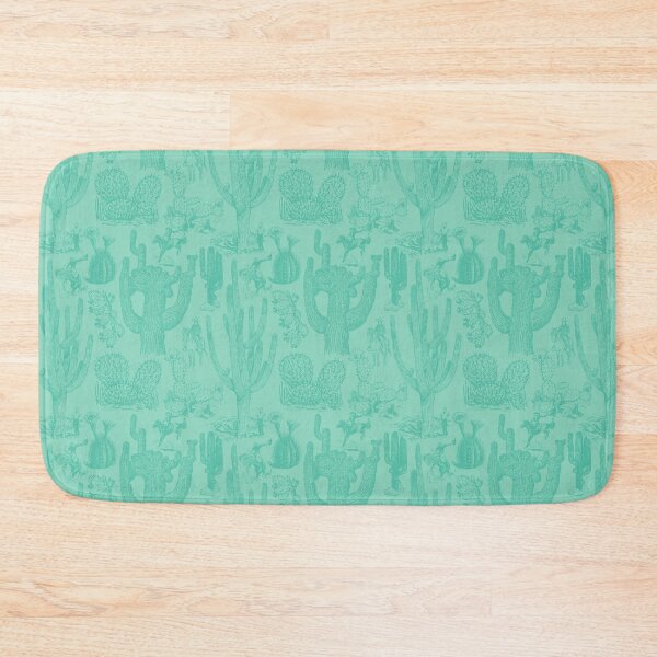 Item preview, Western Cactoile in Tonal Sage Mint designed and sold by YesterdayColl.