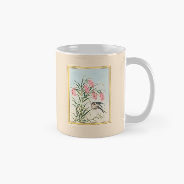 Item preview,  Pierre Joseph Buchoz Pink Blossom Swallow Botanical designed and sold by TeeARTHY.