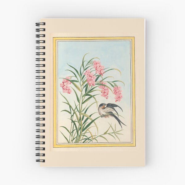 Item preview,  Pierre Joseph Buchoz Pink Blossom Swallow Botanical designed and sold by TeeARTHY.