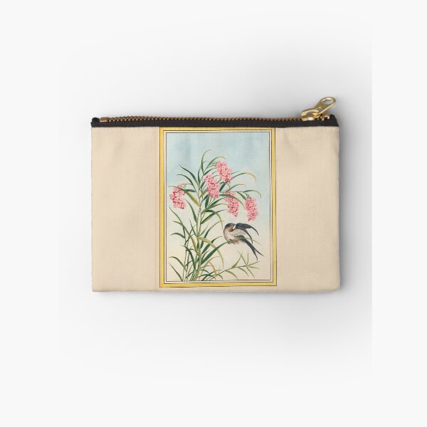 Item preview,  Pierre Joseph Buchoz Pink Blossom Swallow Botanical designed and sold by TeeARTHY.