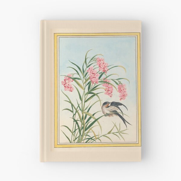 Item preview,  Pierre Joseph Buchoz Pink Blossom Swallow Botanical designed and sold by TeeARTHY.
