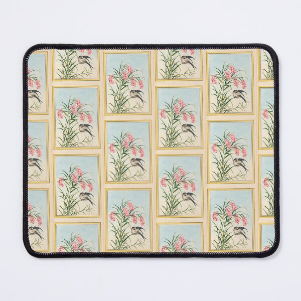 Item preview,  Pierre Joseph Buchoz Pink Blossom Swallow Botanical designed and sold by TeeARTHY.