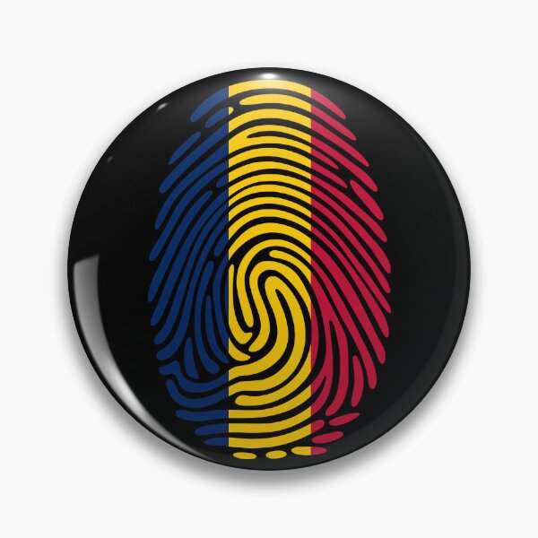 Item preview, Chad Flag Fingerprint Identity | Chadian DNA Heritage Graphic designed and sold by NTGUILTY.