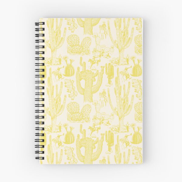 Item preview, Western Cactoile in Tonal Light Yellow designed and sold by YesterdayColl.