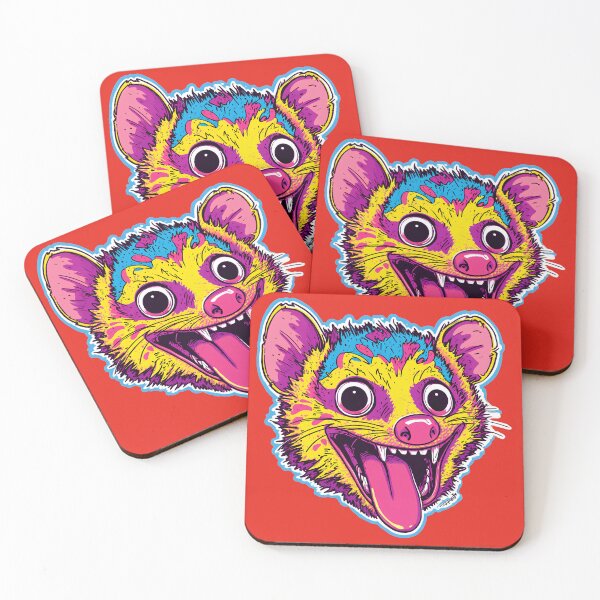 Item preview, Funny Opossum Face Pop Art Cartoon Design designed and sold by daila70.