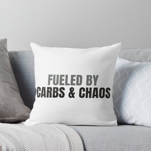Item preview, Fueled By Carbs And Chaos - Funny Runner Shirt designed and sold by NorrStudio.