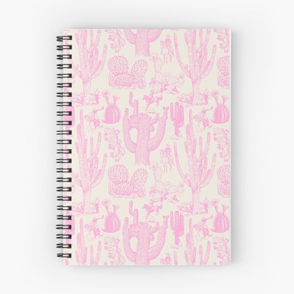 Item preview, Western Cactoile in Oat White + Light Pink designed and sold by YesterdayColl.