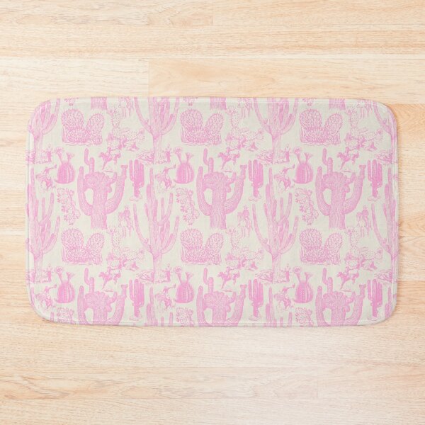 Item preview, Western Cactoile in Oat White + Light Pink designed and sold by YesterdayColl.