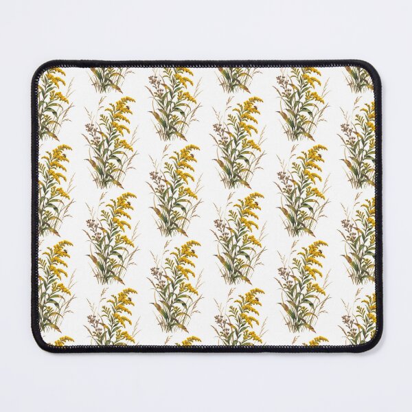 Item preview, Goldenrod & Native Bee | Late Summer Wildflower Art designed and sold by SusanSweetArt.