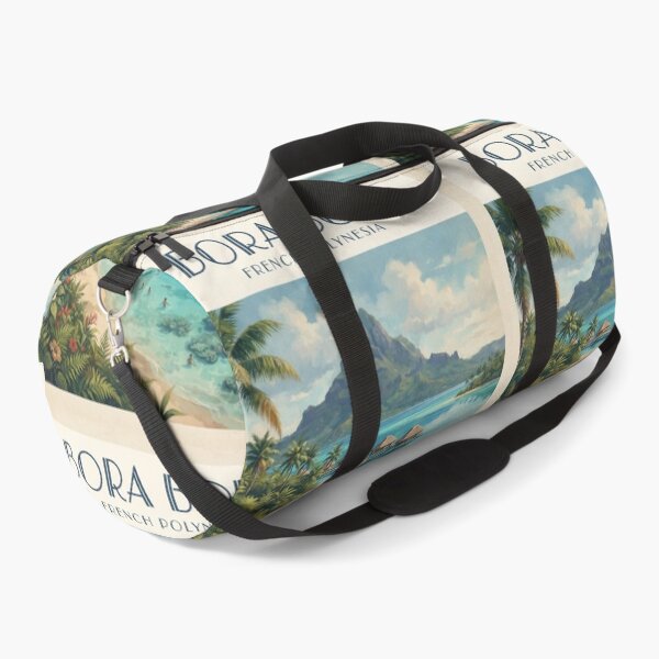 Item preview, Bora Bora French Polynesia Vintage Travel Poster – Tropical Lagoon designed and sold by ElartedeNoel.