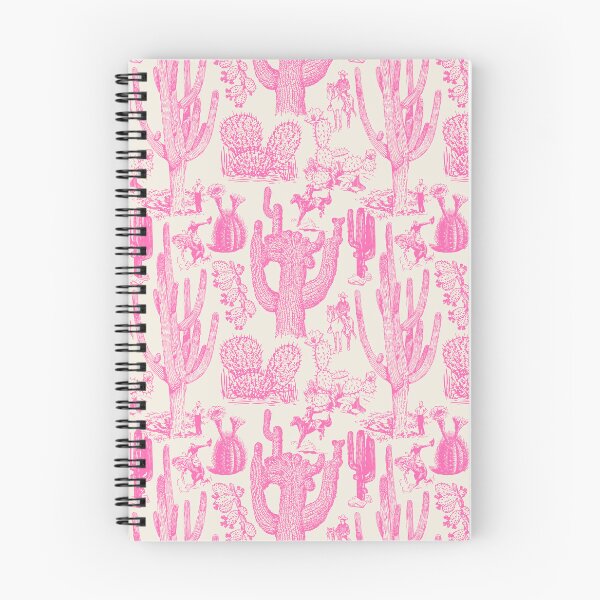 Item preview, Western Cactoile in Oat Cream + Bubblegum Pink designed and sold by YesterdayColl.