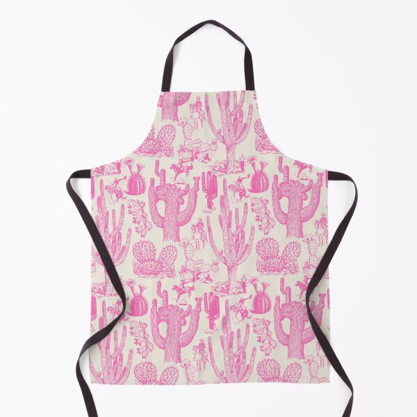 Item preview, Western Cactoile in Oat Cream + Bubblegum Pink designed and sold by YesterdayColl.