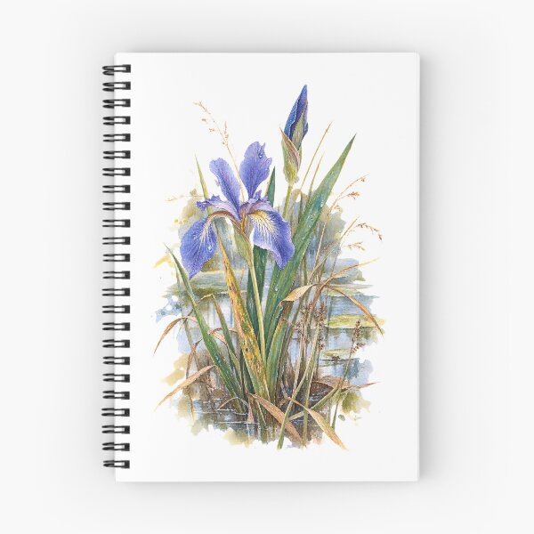Item preview, Blue Flag Iris | Native Wetland Wildflower Art designed and sold by SusanSweetArt.