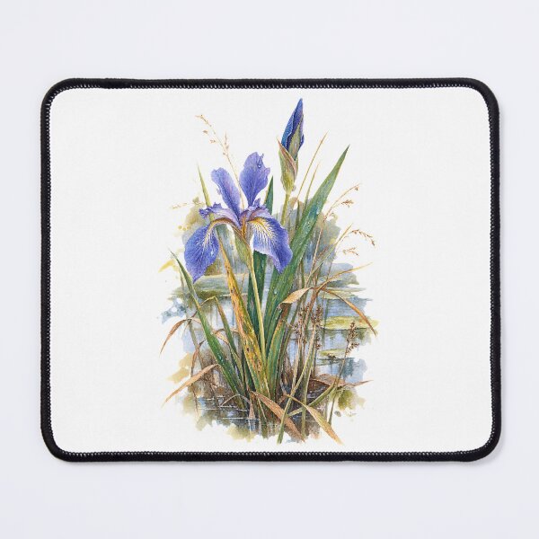 Item preview, Blue Flag Iris | Native Wetland Wildflower Art designed and sold by SusanSweetArt.