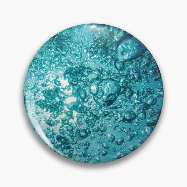 Item preview, Ocean Water Bubbles | Blue Sea Abstract Art designed and sold by limos.