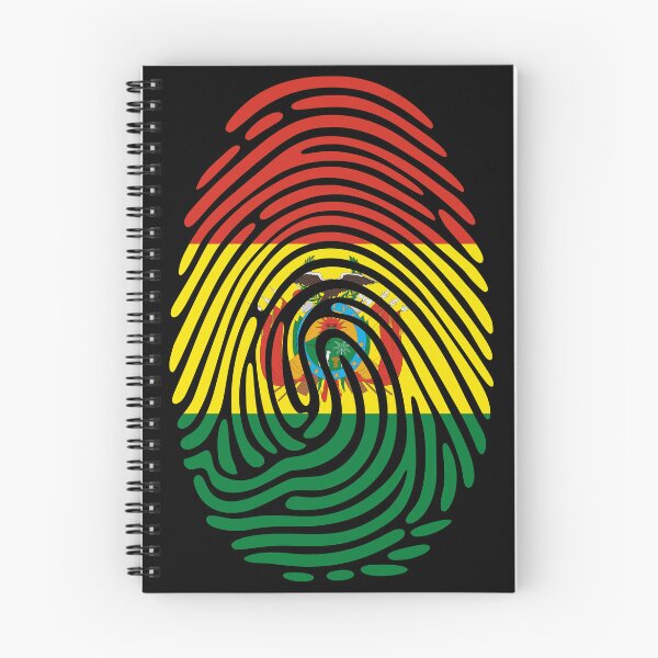 Item preview, Bolivia Flag Fingerprint Identity | Bolivian DNA Heritage Graphic designed and sold by NTGUILTY.