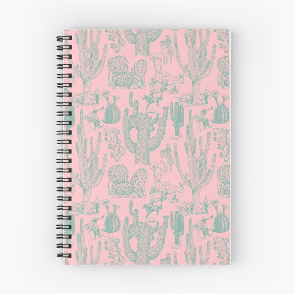 Item preview, Western Cactoile in Desert Rose + Catcus Green designed and sold by YesterdayColl.