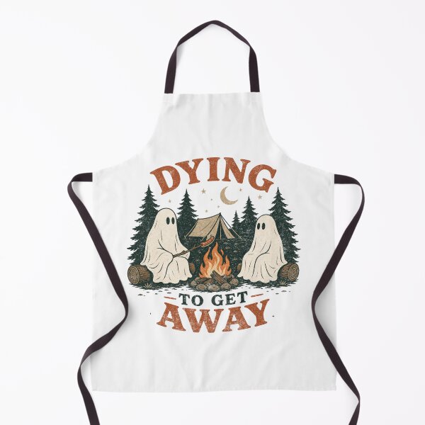 Item preview, Dying to Get Away Ghost Camping designed and sold by Nacho Average Designs.