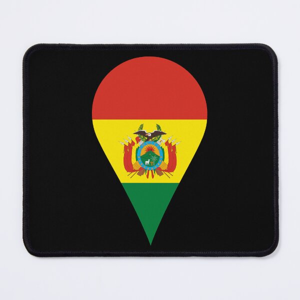 Item preview, Bolivia Flag Location Pin Map Marker | Bolivian Destination GPS Icon designed and sold by NTGUILTY.