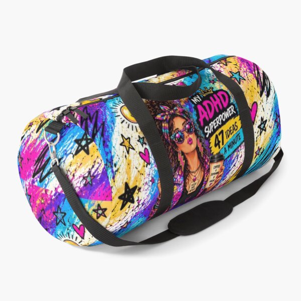 Item preview, My ADHD Superpower – 47 Ideas a Minute | Colorful ADHD Woman designed and sold by CollectionsJEm.